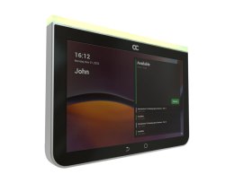 AudioCodes RX PANEL Touch Scheduler for Microsoft T System zarządzania usługami wideokonferencji Czarny