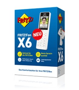 FRITZ!Fon X6 Telefon w systemie DECT Nazwa i identyfikacja dzwoniącego Biały