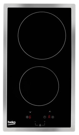 Beko HDMC32400TX płyta kuchenna Stal nierdzewna Wbudowany 30 cm Ceramiczna 2 stref(y)