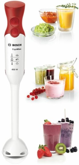 Bosch MSM64010 blender Blender immersyjny 450 W Czerwony, Biały