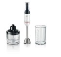 Bosch Serie 4 MSM4W420 blender 0,6 l Blender z funkcją gotowania 800 W Czarny, Przezroczysty, Biały