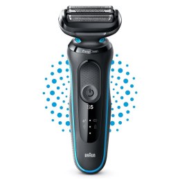 Braun Series 5 51-M1000s Golarka foliowa Czarny, Niebieski