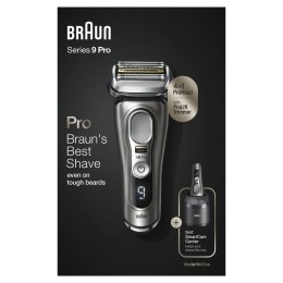 Braun Series 9 Pro 9465CC Golarka foliowa Przycinarka Czarny, Srebrny