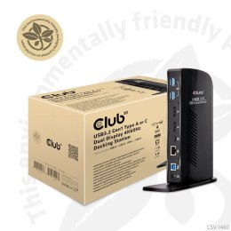 CLUB3D USB 3.0 Dual Display 4K60Hz Docking Station