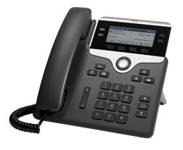 Cisco 7841 telefon VoIP Czarny, Srebrny 4 linii LCD