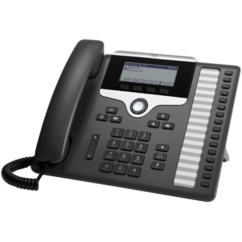 Cisco 7861 telefon VoIP Czarny, Srebrny 16 linii LCD