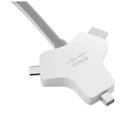 Cisco CAB-HDMI-MUL4K-9M= adapter kablowy HDMI Typu A (Standard) HDMI + Mini DisplayPort + USB Type-C Srebrny