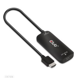 CLUB3D CAC-1336 adapter kablowy 1 m HDMI + USB USB Type-C Czarny