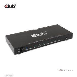 CLUB3D CSV-1383 rozgałęziacz telewizyjny HDMI 8x HDMI