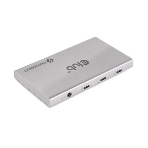 CLUB3D CSV-1580 stacja dokująca Dokujący Thunderbolt 4 Srebrny