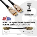 CLUB3D HDMI 2.0 UHD Active Optical Cable HDR 4K 60Hz M/M 50m/164,04ft