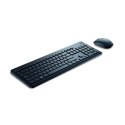 DELL KM3322W klawiatura Dołączona myszka Biuro RF Wireless QWERTY UK międzynarodowy Czarny