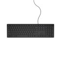 DELL KB216 klawiatura Uniwersalne USB QWERTZ Czeski, Słowacki Czarny