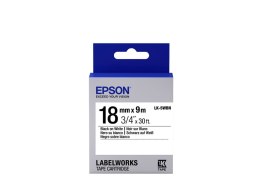 Epson Label Cartridge Standard LK-5WBN Black/White 18mm (9m)