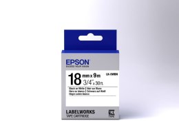 Epson Label Cartridge Standard LK-5WBN Black/White 18mm (9m)