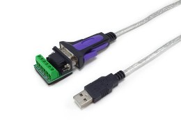 Equip 133387 kabel równoległy Szary 1,5 m USB Typu-A DB-9