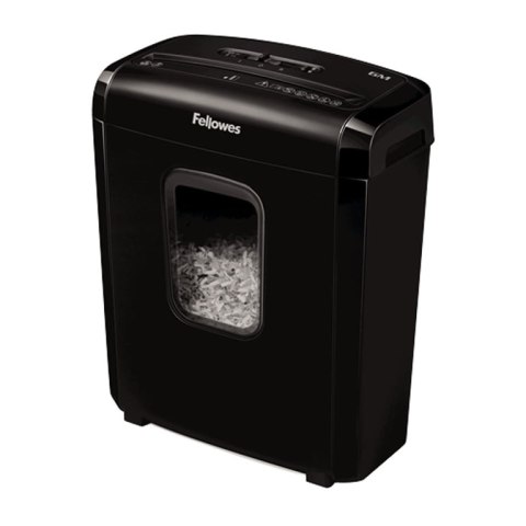 Fellowes Powershred 6M niszczarka Rozdrabnianie mikro-cięte Czarny