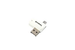 Goodram AO20-MW01R11 czytnik kart USB 2.0/Micro-USB Biały