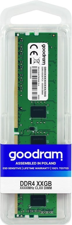 Goodram GR2666D464L19S/8G moduł pamięci 8 GB 1 x 8 GB DDR4 2666 Mhz