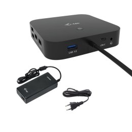 I-tec C31HDMIDPDOCKPD100 stacja dokująca Przewodowa USB 3.2 Gen 1 (3.1 Gen 1) Type-C Czarny