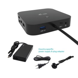 I-tec C31HDMIDPDOCKPD65 stacja dokująca Przewodowa USB 3.2 Gen 1 (3.1 Gen 1) Type-C Czarny