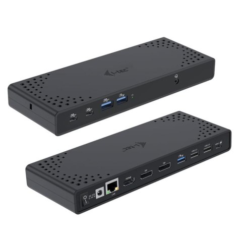 I-tec C31TRIPLE4KDOCKPD stacja dokująca Przewodowa USB 3.2 Gen 1 (3.1 Gen 1) Type-C Czarny