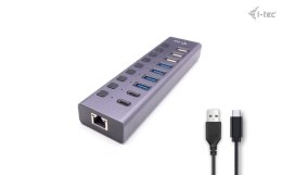 I-tec CACHARGEHUB9LAN huby i koncentratory USB 2.0 Type-C 5000 Mbit/s Szary