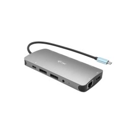 I-tec Metal C31NANODOCKPROPD stacja dokująca Przewodowa USB 3.2 Gen 1 (3.1 Gen 1) Type-C Srebrny