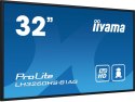 Iiyama LH3260HS-B1AG signage display Cyfrowa tablica A 80 cm (31.5") LED Wi-Fi 500 cd/m² Full HD Czarny Procesor wbudowany Andro