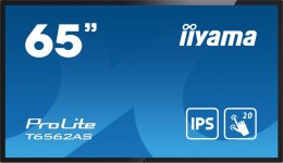 Iiyama T6562AS-B1 signage display Interaktywny płaski panel 163,8 cm (64.5