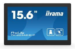 Iiyama TW1623AS-B1P signage display Interaktywny płaski panel 39,6 cm (15.6