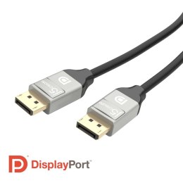 J5create JDC42 1,8 m DisplayPort Czarny, Szary