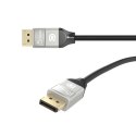 J5create JDC42 1,8 m DisplayPort Czarny, Szary