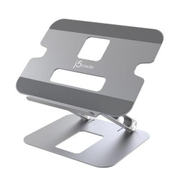 J5create JTS127 Multi-Angle Laptop Stand Podstawka pod notebooka i tablet Czarny, Szary 40,6 cm (16