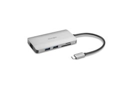 Kensington UH1400P USB 3.2 Gen 1 (3.1 Gen 1) Type-C Czarny, Srebrny