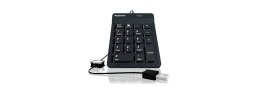 KeySonic ACK-118BK klawiatura numeryczna Uniwersalne USB Czarny