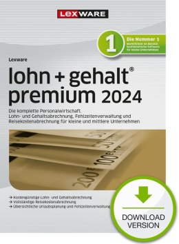 Lexware lohn+gehalt premium 2024 Księgowość 1 x licencja