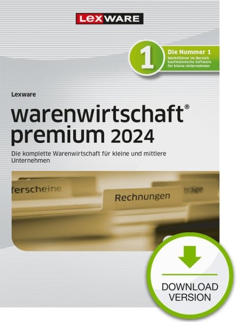 Lexware warenwirtschaft premium 2024 System zarządzania towarem 1 x licencja