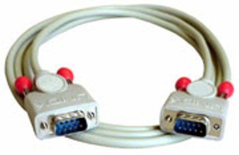 Lindy RS232 cable 10m kabel sygnałowy Szary