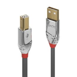 Lindy 36642 kabel USB 2 m USB 2.0 USB A USB B Szary