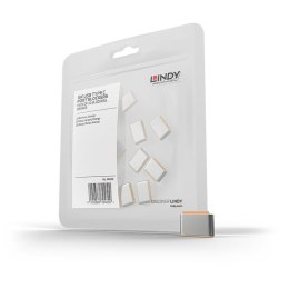 Lindy 40440 bloker portów Blokada portu USB Type-C Pomarańczowy Kopolimer akrylonitrylo-butadieno-styrenowy (ABS) 10 szt.