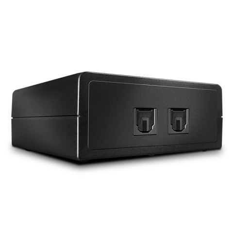 Lindy 70436 przełącznik audio Czarny