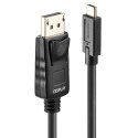 Lindy 43307 adapter kablowy 10 m USB Type-C DisplayPort Czarny