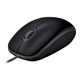 Logitech B110 Silent myszka Biuro Oburęczny USB Typu-A Optyczny 1000 DPI