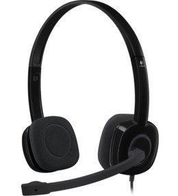 Logitech H150 Stereo Headset Zestaw słuchawkowy Przewodowa Opaska na głowę Biuro/centrum telefoniczne Czarny