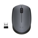 Logitech M170 Grey-K myszka Biuro Oburęczny RF Wireless Optyczny 1000 DPI