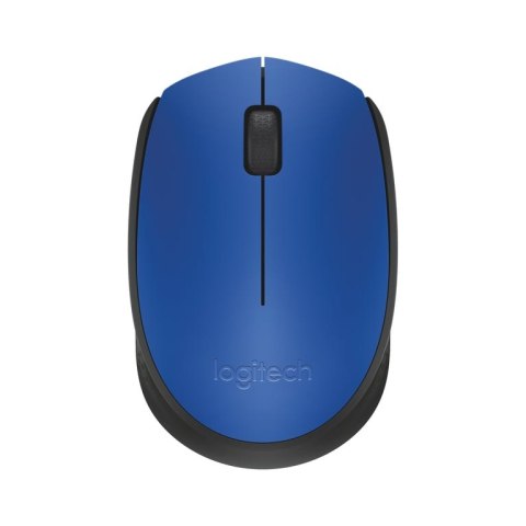 Logitech M171 Blue-K myszka Oburęczny RF Wireless Optyczny 1000 DPI