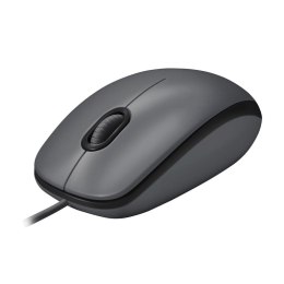 Logitech Mouse M100 myszka Oburęczny USB Typu-A Optyczny 1000 DPI