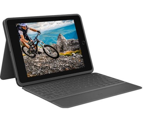 Logitech Rugged Folio Grafitowy Smart Connector QWERTZ Niemiecki