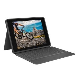 Logitech Rugged Folio Grafitowy USB Type-C AZERTY Francuski